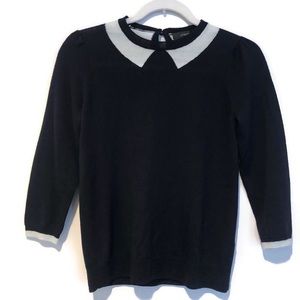 J.Crew Faux Collar Sweater Size XS